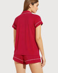 Gisele Shortie PJ Set Haute Red