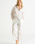Essentiel Cropped Pj Set in Blanc Floral