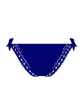 Ajourage Couture Triangle Bikini with Ties in Outremer