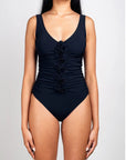 Tess V-Neck Silent Underwire in Black