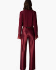 Bristol Pant in Deep Plum