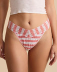 Beach Stripe Original Rise Thong