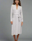 Cozy Time Robe in Light Grey Heather