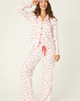 Valentine Cherries Long PJ Gift Set in Ivory