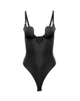 Le Stretch Micro U-Plunge Bodysuit in Black