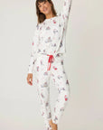 Candy Cane Lane Long Pajama Set