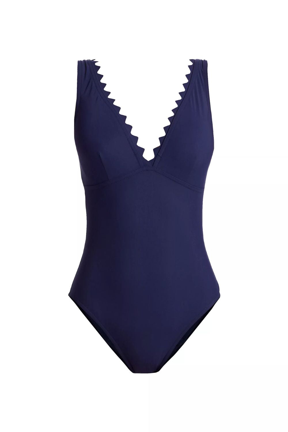 Ines V-Neck One-Piece in Navy