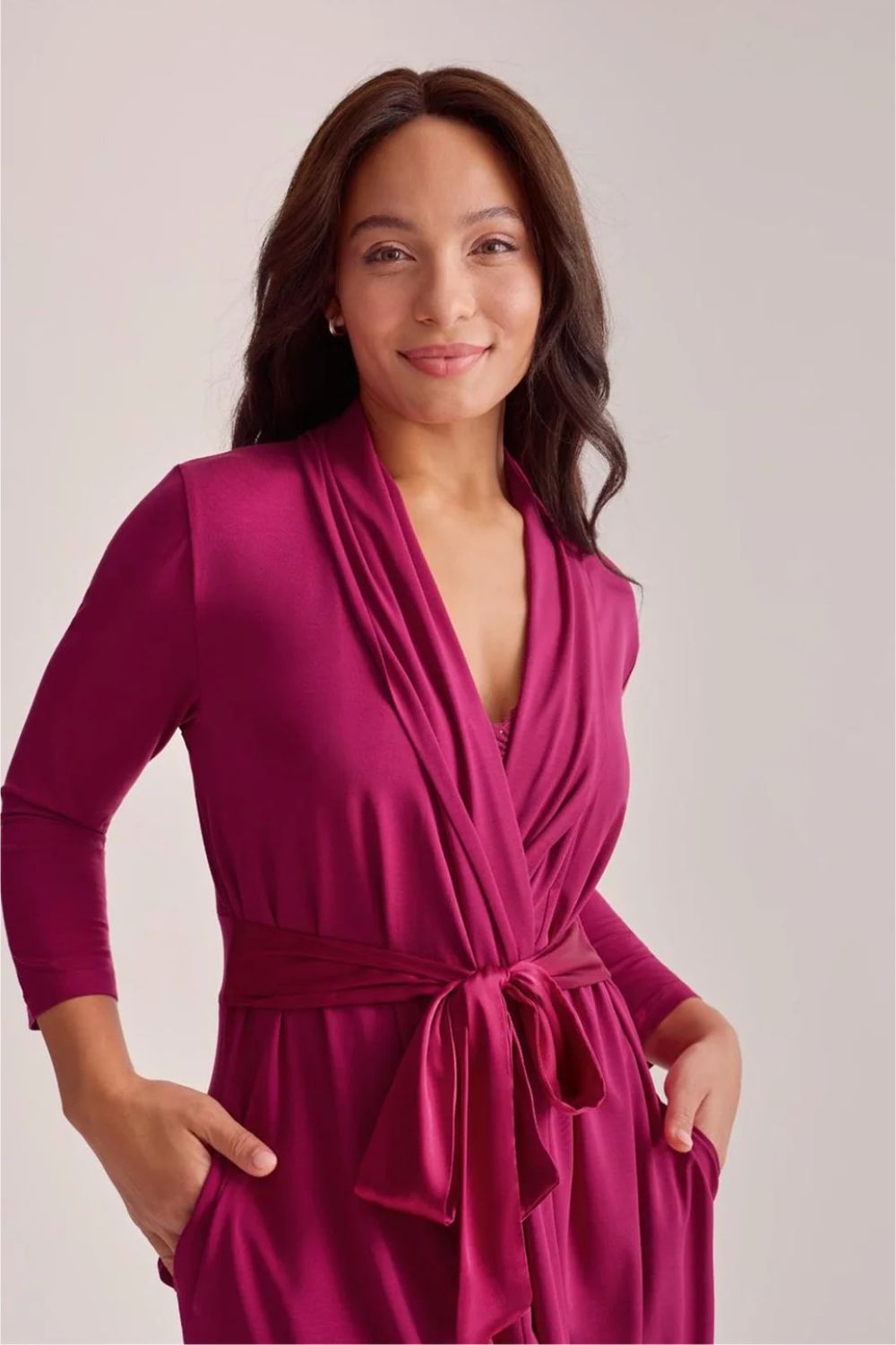 Iconic Robe in Dark Cherry