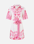 Short Shirt Dress in Livin La Vida Rosa