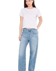 Louisa Short Sleeve Tee in White