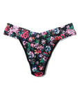 Dark Peonies Original Rise Thong