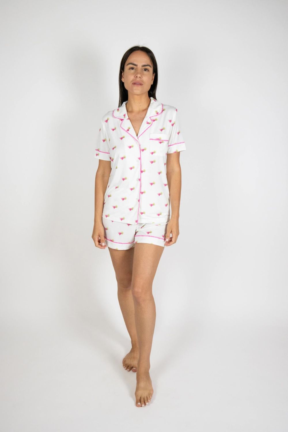 Cosmo Print Short PJ Set