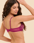 Passion Half-Cup Support Bra in Rose Desir