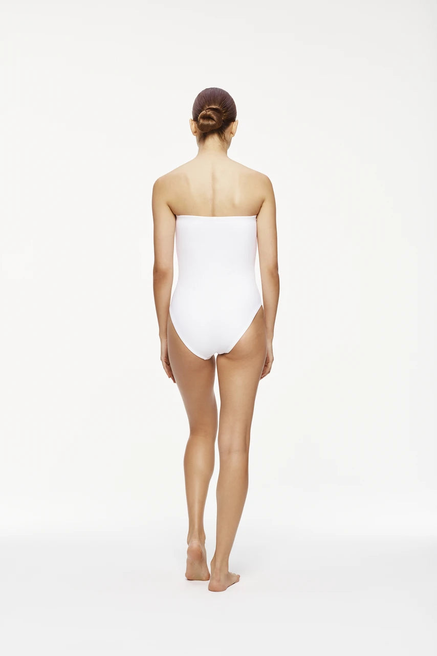 Juliet Bandeau One-Piece in White