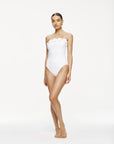 Juliet Bandeau One-Piece in White