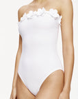 Juliet Bandeau One-Piece in White