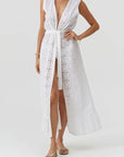 Marta Maxi Dress in White