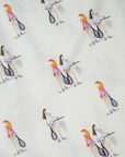 Jolene Tennis Print Short Pajama Set