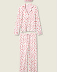 Valentine Kisses Long PJ Gift Set in Multi