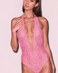 Charlotte Halter Teddy in Pink Cadillac