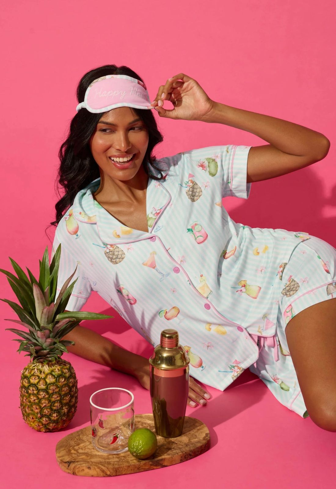 It's 5'Oclock Somewhere Short PJ Set