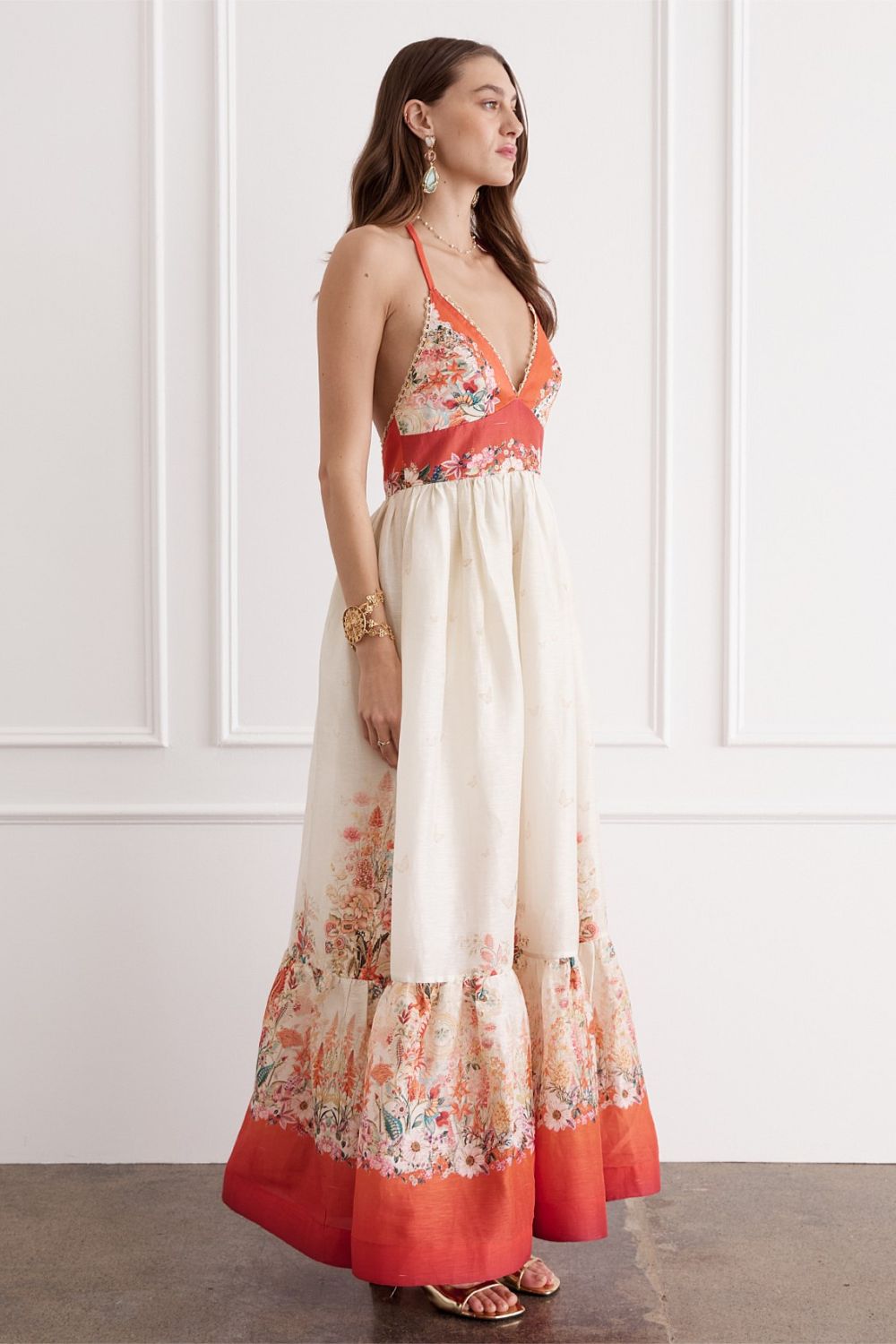 Claudia Maxi Dress in Bouquet