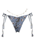 Chain Bikini in Blue Bandana