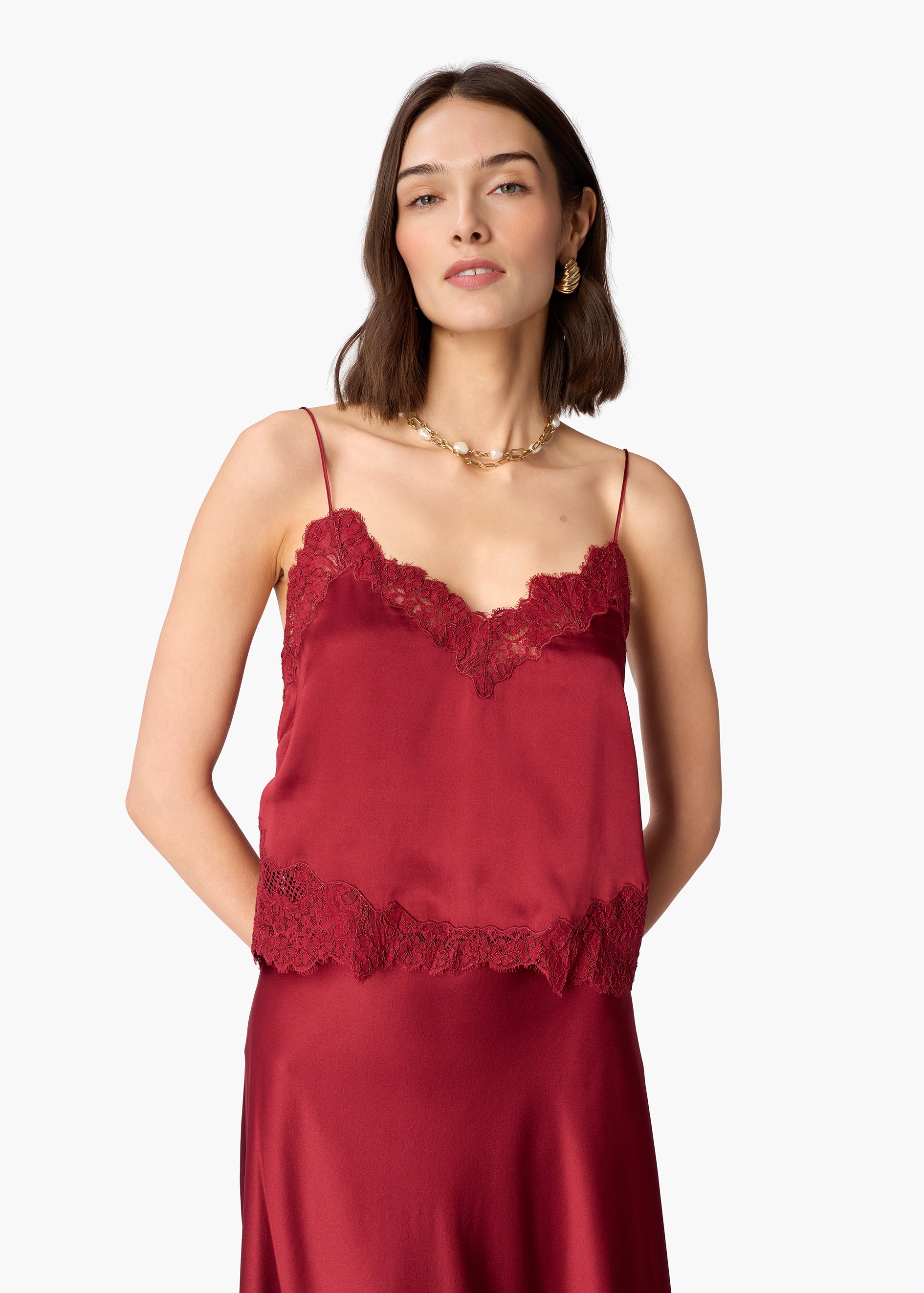 Malena Camisole in Compote