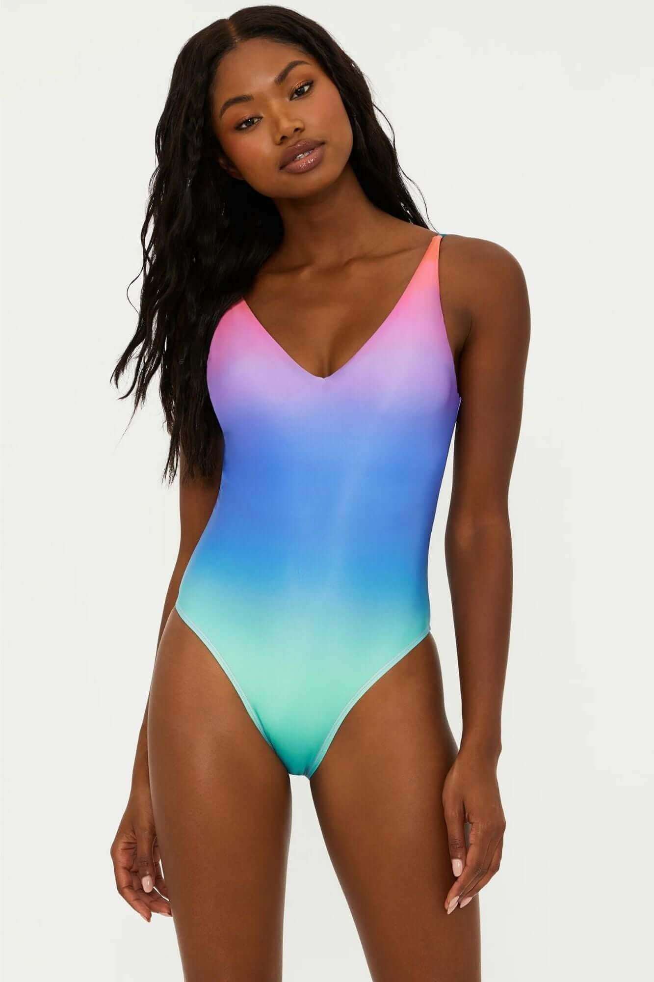 Reese One-Piece in High Tide Ombre