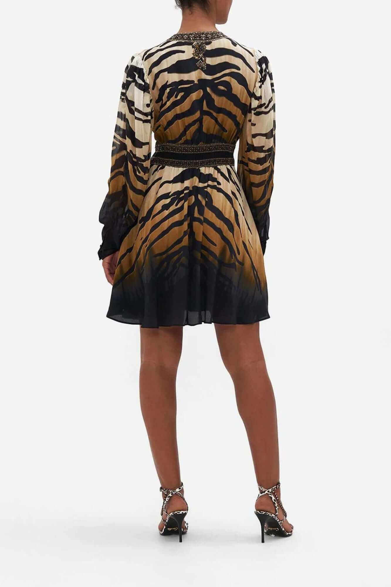Tame My Tiger Drop Sleeve Dress