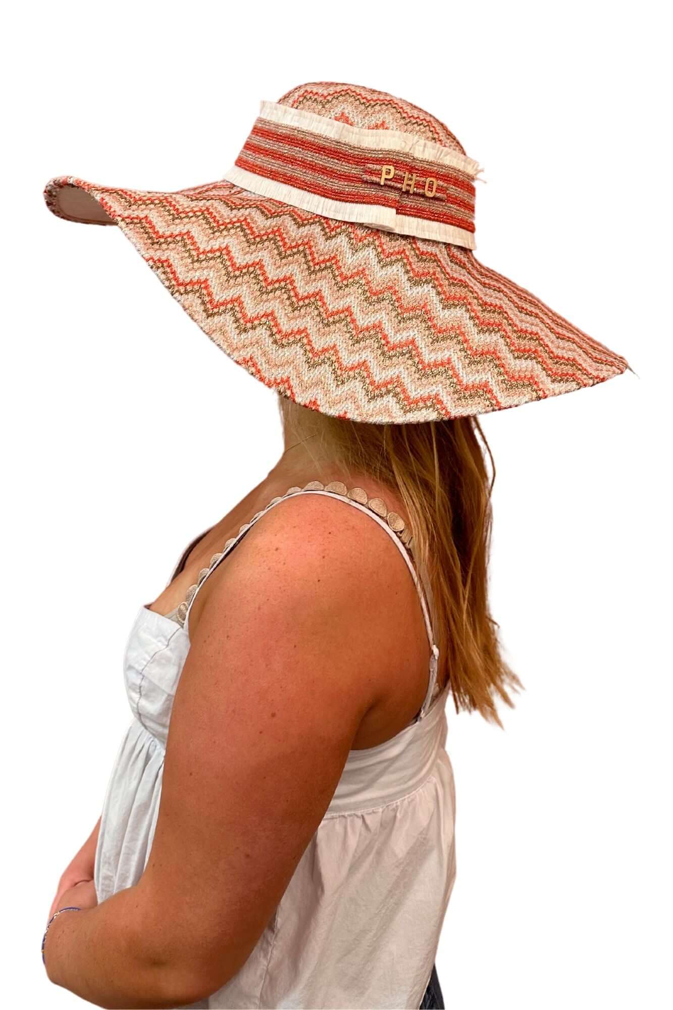 Cappello Large Hat in Rubino