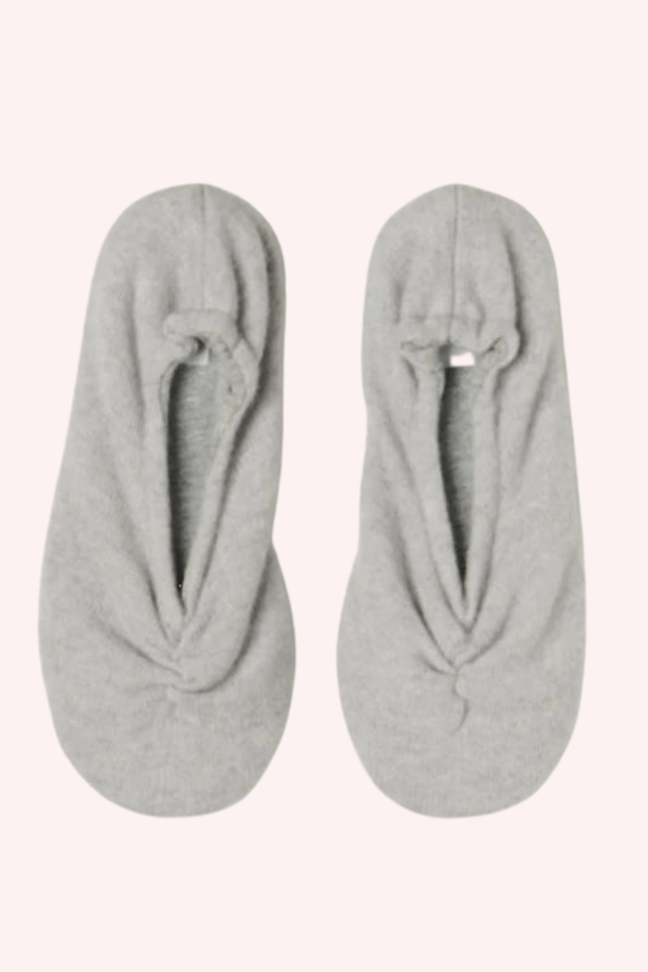 Ruched Cashmere Slippers