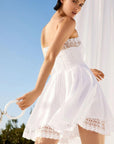 Ornella Short Dress in White