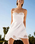 Ornella Short Dress in White