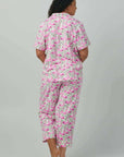 Flamingo Short Sleeve/Crop Pant PJ Set