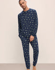 Henry Men's Long PJ Set in Woodland Pine