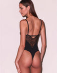 Bianca Lace Bodysuit in Black