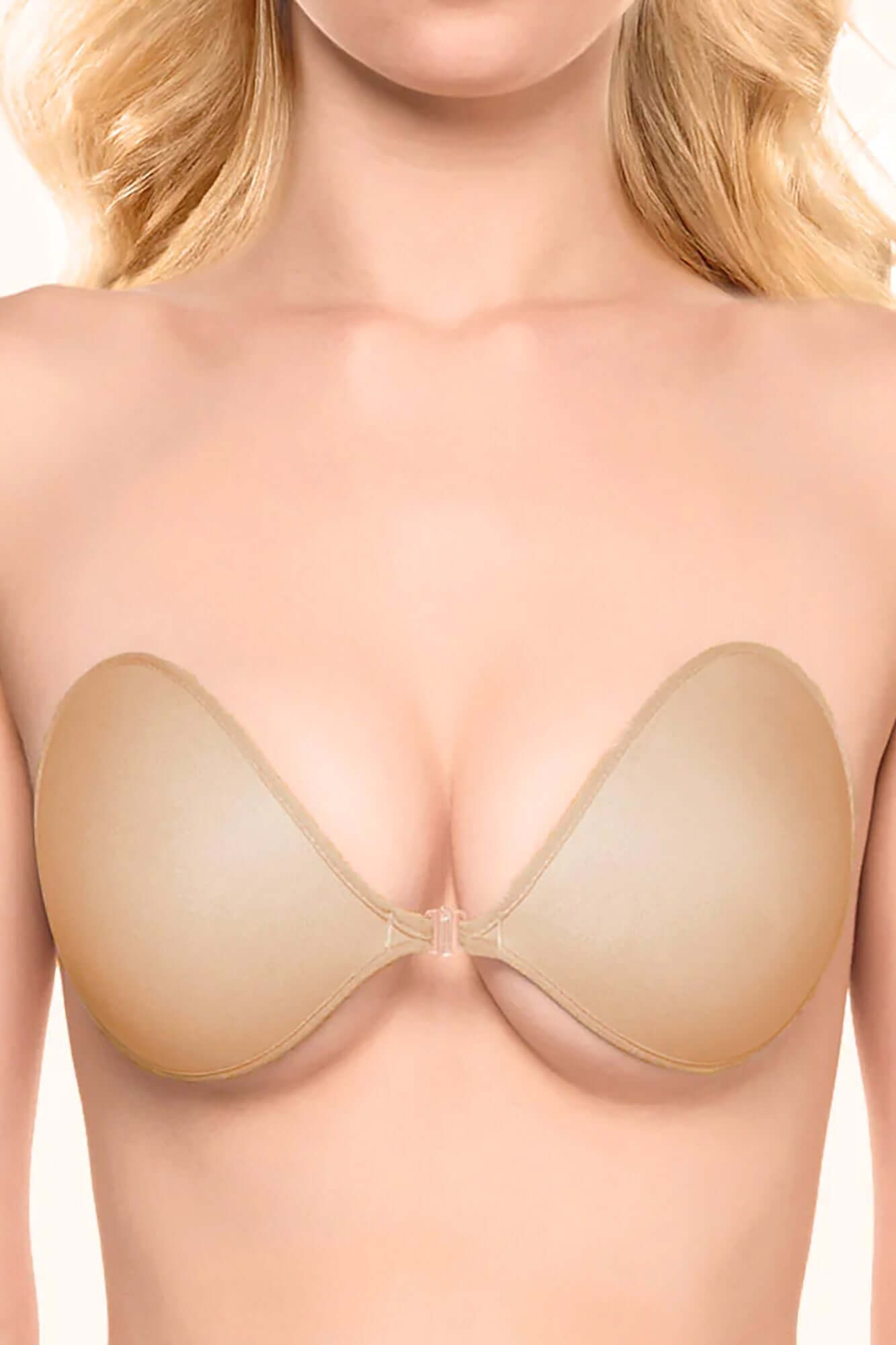 NuBra, Intimates & Sleepwear, Nubra Pushup Nude Strapless Adhesive  Backless Bra
