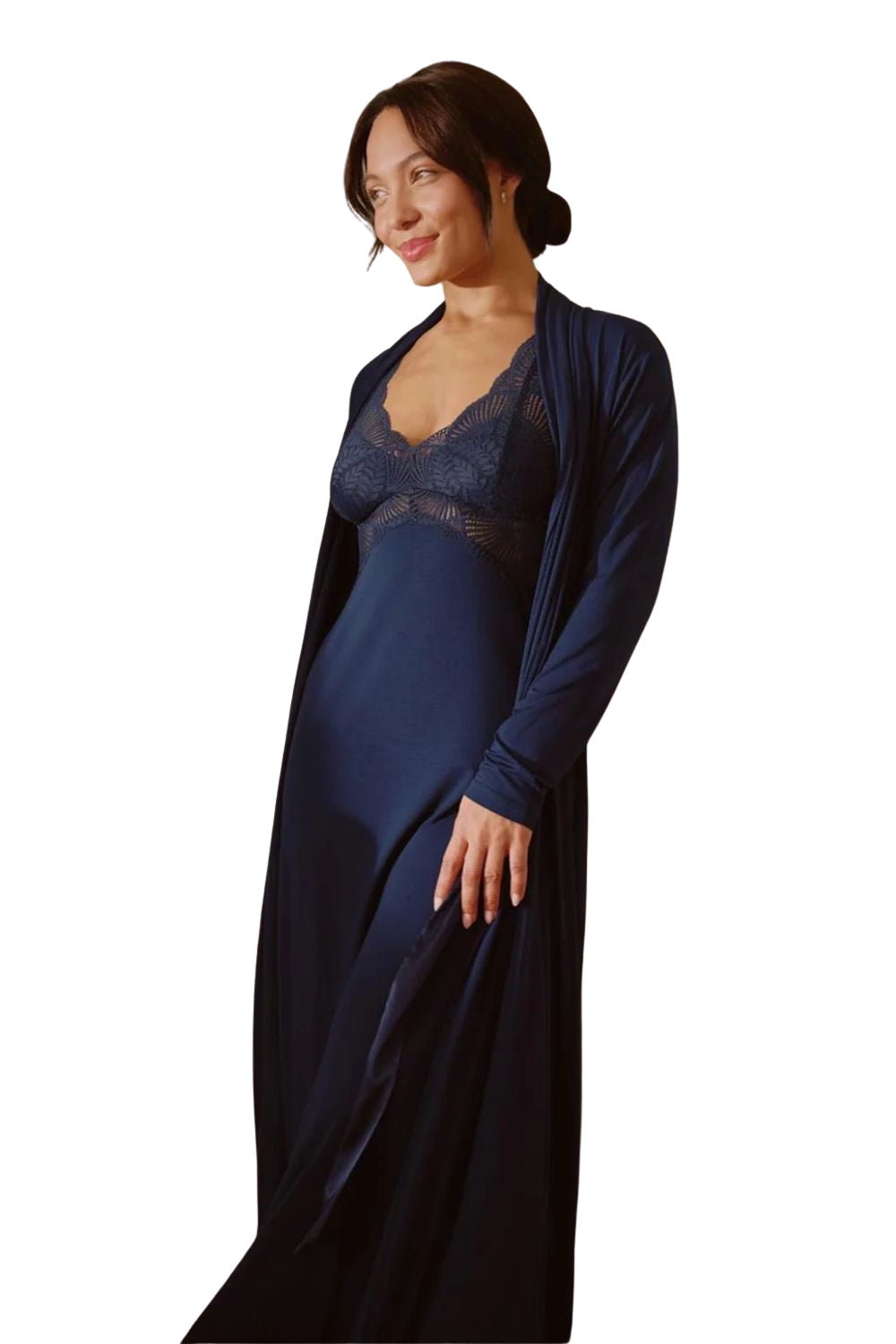 Fleur't - Iconic Long Robe - Ink - 1