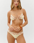 Elena Top and Mini Bottom Bikini Set