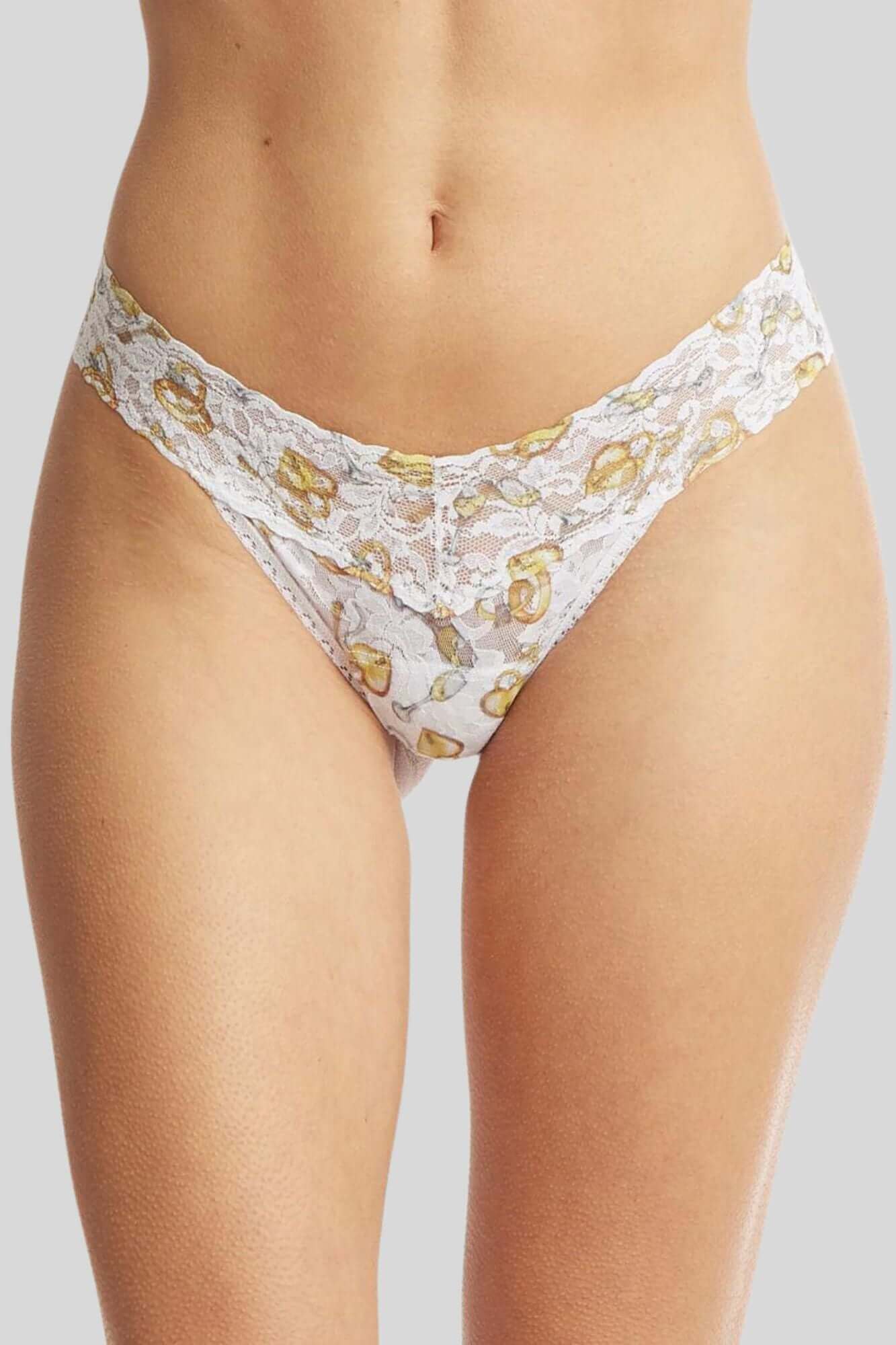 Bridal: Forever Gold Low Rise Thong