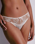 Hypnolove Thong in Gold Feather