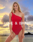 Amalfi One Piece in Red