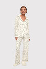 Gisele Printed Long PJ Set in Alpine Skier