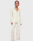 Gisele Printed Long PJ Set in Alpine Skier