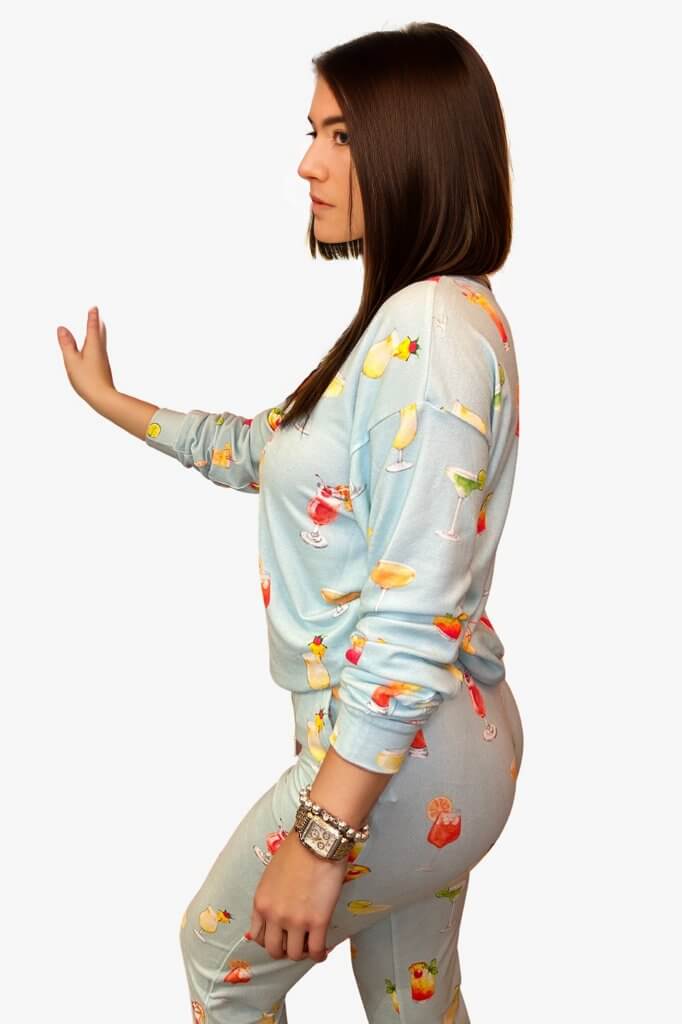 Let's Sip On It Long Pajama Set