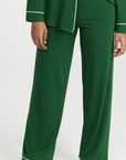 Gisele Long PJ Set in Pine/Ivory