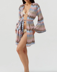 Anna Kaftan in Zig Zag Stripe