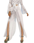 Kalom Trousers In White