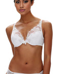 Wish Triangle Contour Bra in Crystal White